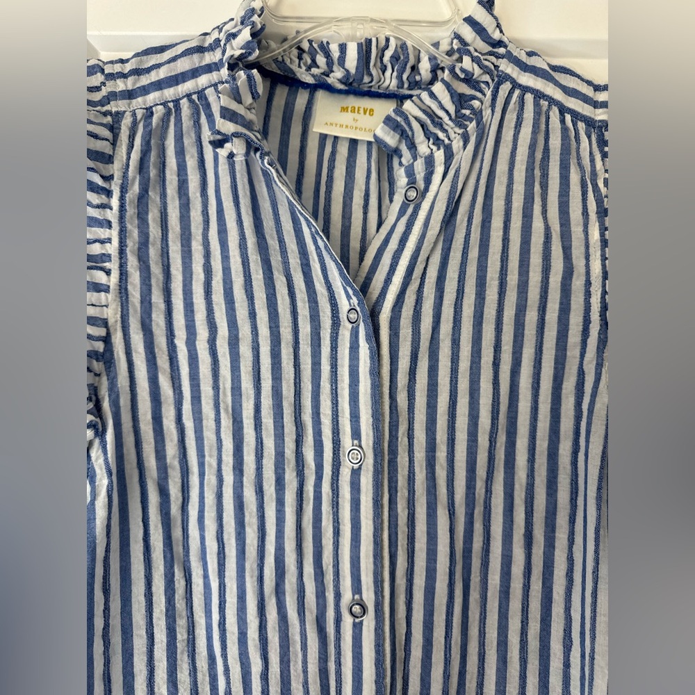 Mauve by Anthropologie Striped Long Tunic - Picture 6 of 8